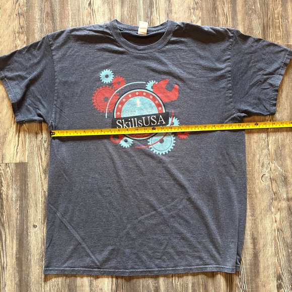 2018 SkillsUSA NLSC Louisville T-Shirt Men's XL Gildan Heavy Cotton Dark Gray Gr - Picture 4 of 6